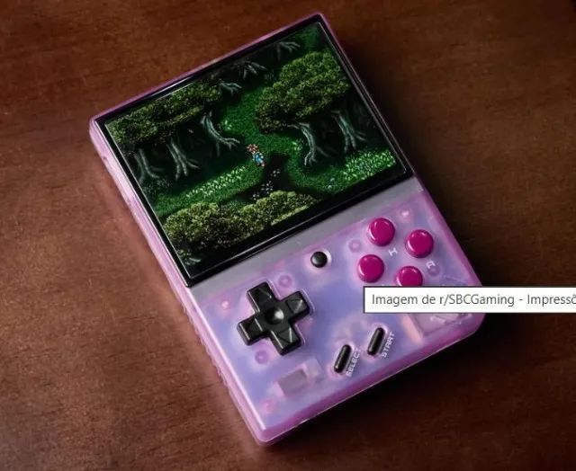 Miyoo Mini Plus Roxo Transparente + Brindes e Acessórios - Foto 3