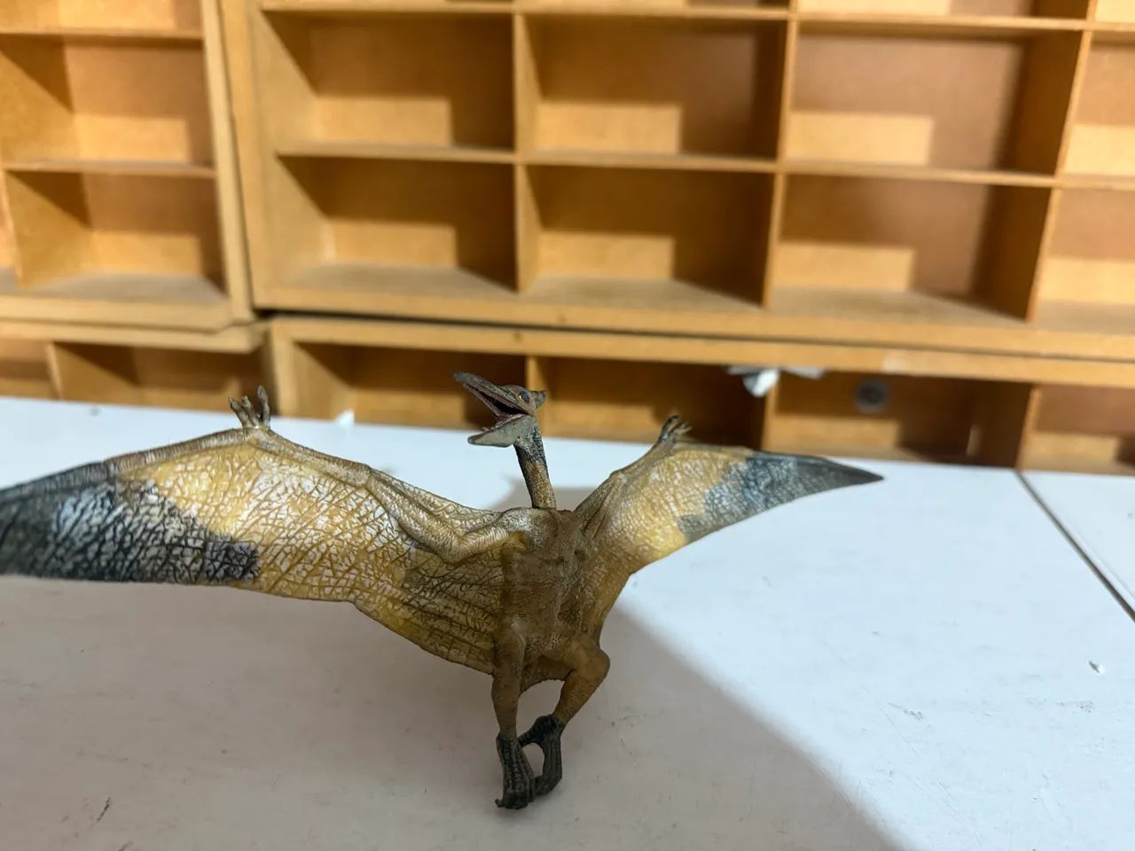 Action Figure educacional pterssauro pterodáctilo dino 23cm - Foto 4