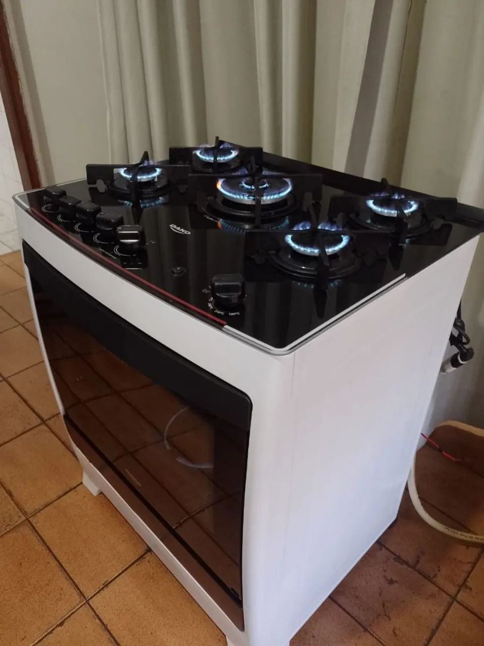 Fogão Dako mesa de vidro impecável funcionando perfeitamente  - Foto 3