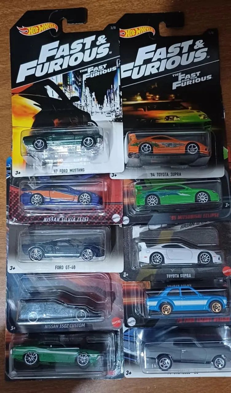 Pack Hot Wheels - Velozes e Furiosos - 10 Carrinhos - Foto 2