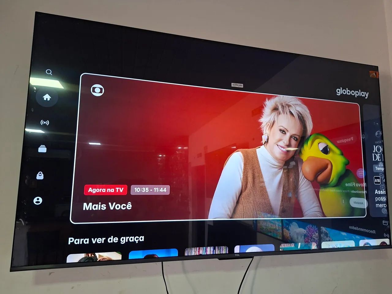 65 POLEGADAS ANDROID ULTIMA GERAÇÃO GOOGLE TV FAÇO ENTREGA SEM CUSTO DEIXO INSTALADA  - Foto 4