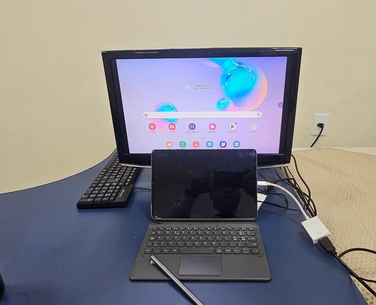 Samsung Tab S6 SM-T865 com Display queimado 