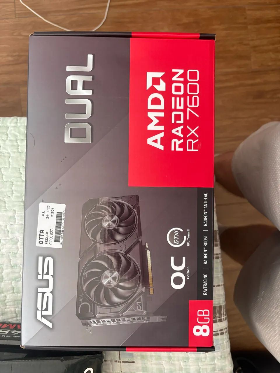 radeon rx 7600 Asus Oc Dual Edition 8gb Vram - Foto 3
