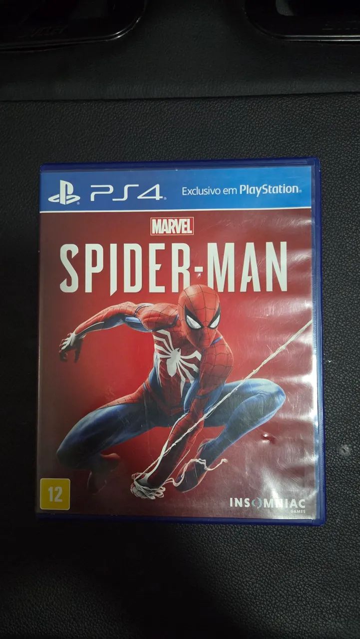 Marvel spider man mídia física ps4 novo 