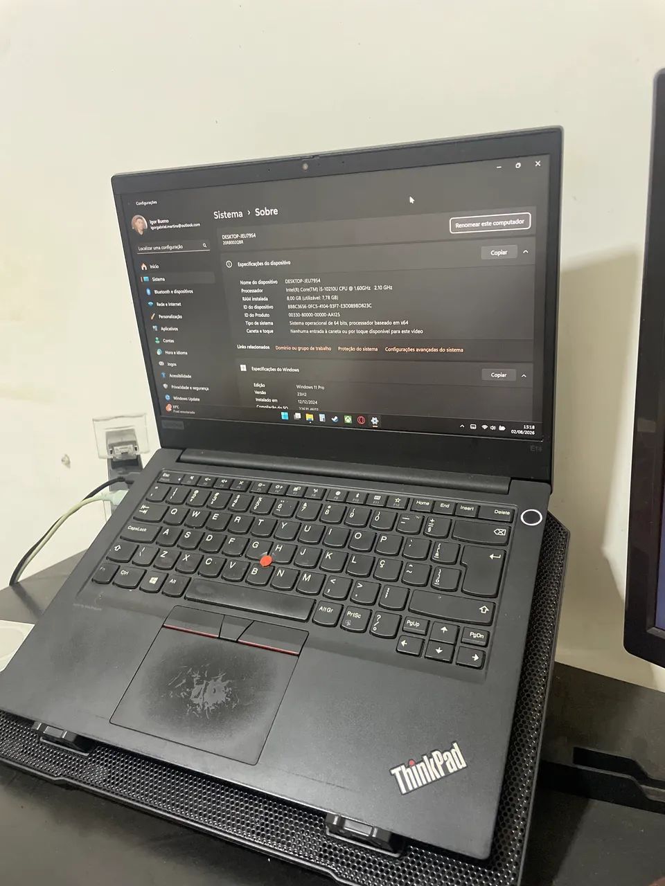 Notebook ThinkPad 