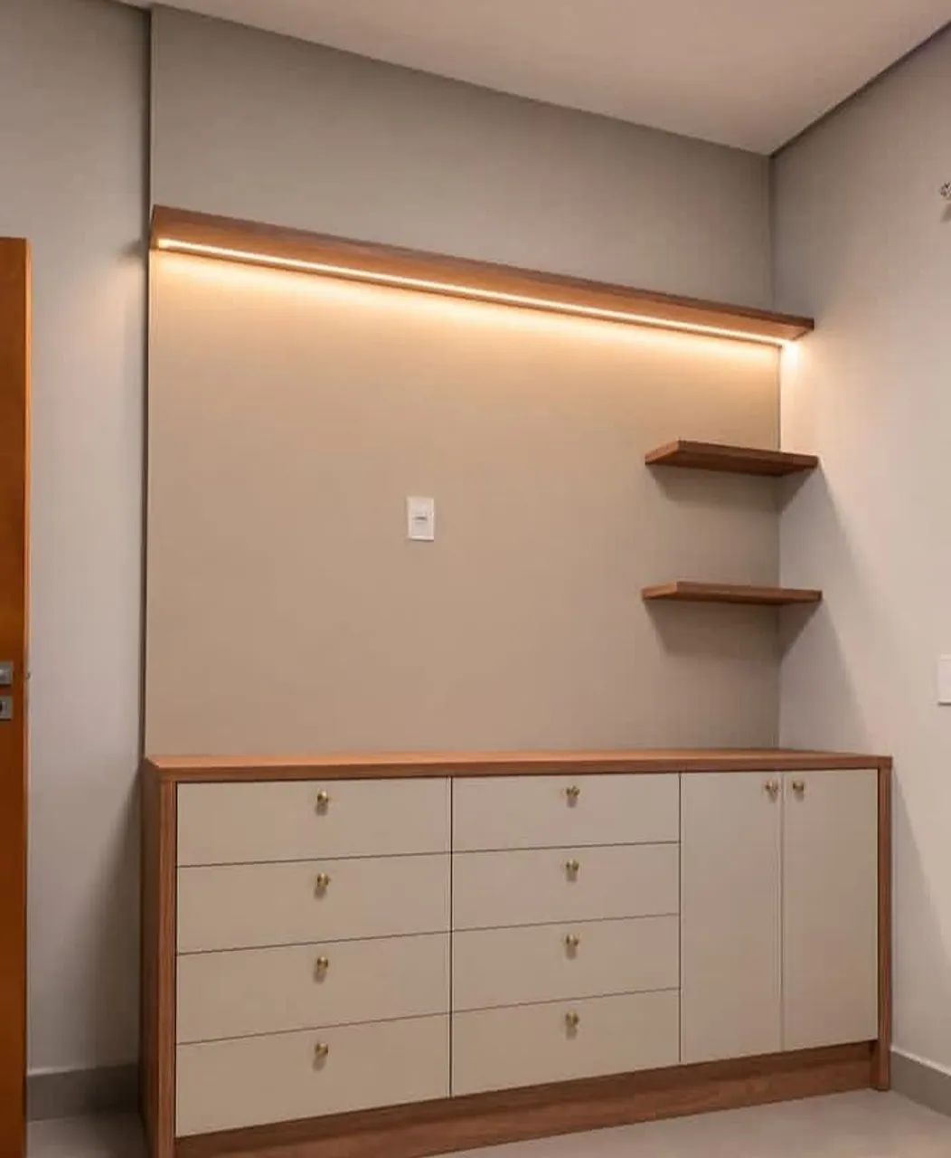 Cômoda Com Painel De Televisão 