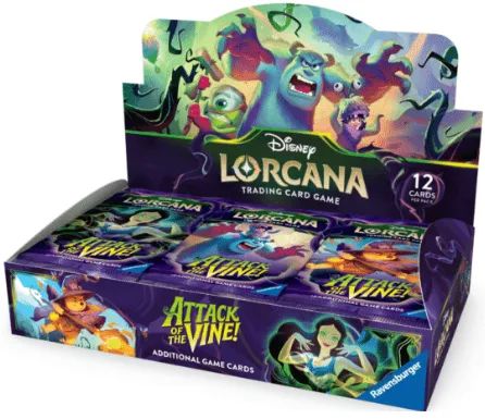 Disney LORCANA Attack of the VineBOX未開封 Disney Lorcana Attack of the Vine TCG - Inglês - Ravensburger