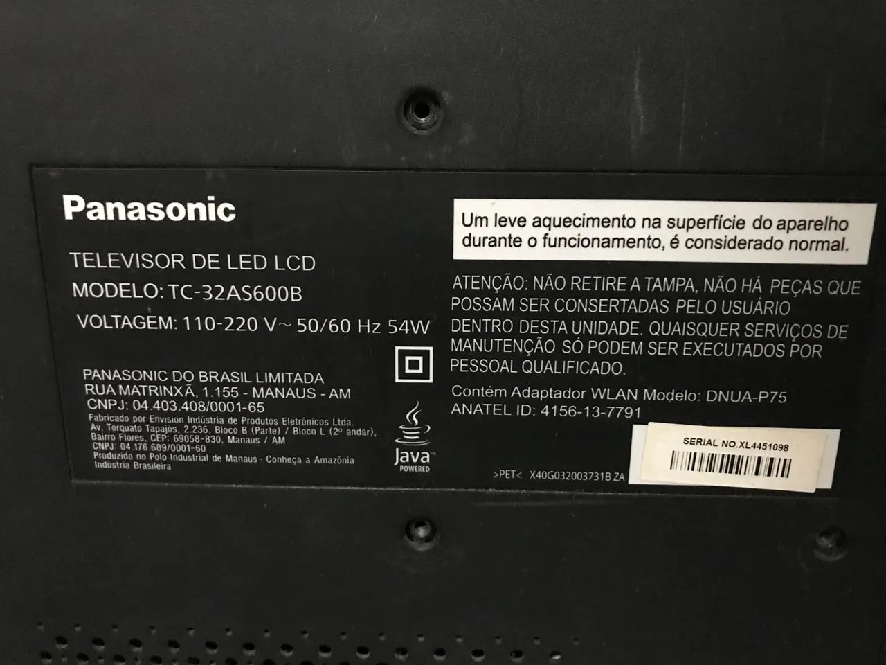 Televisão Panasonic - 32 polegadas Não Smart - Foto 3
