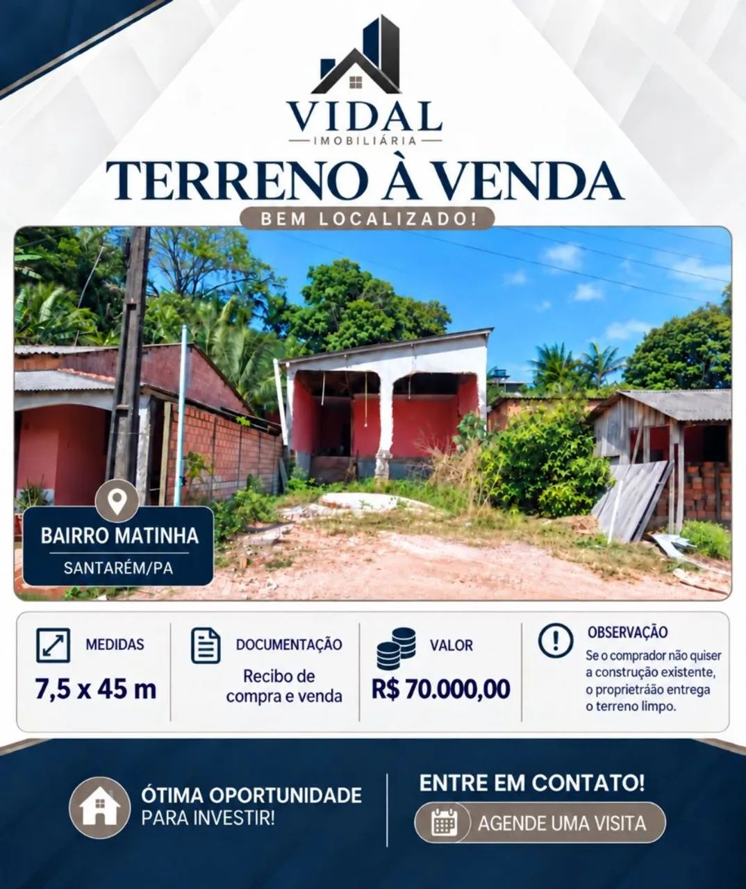 TERRENO BAIRRO MATINHA