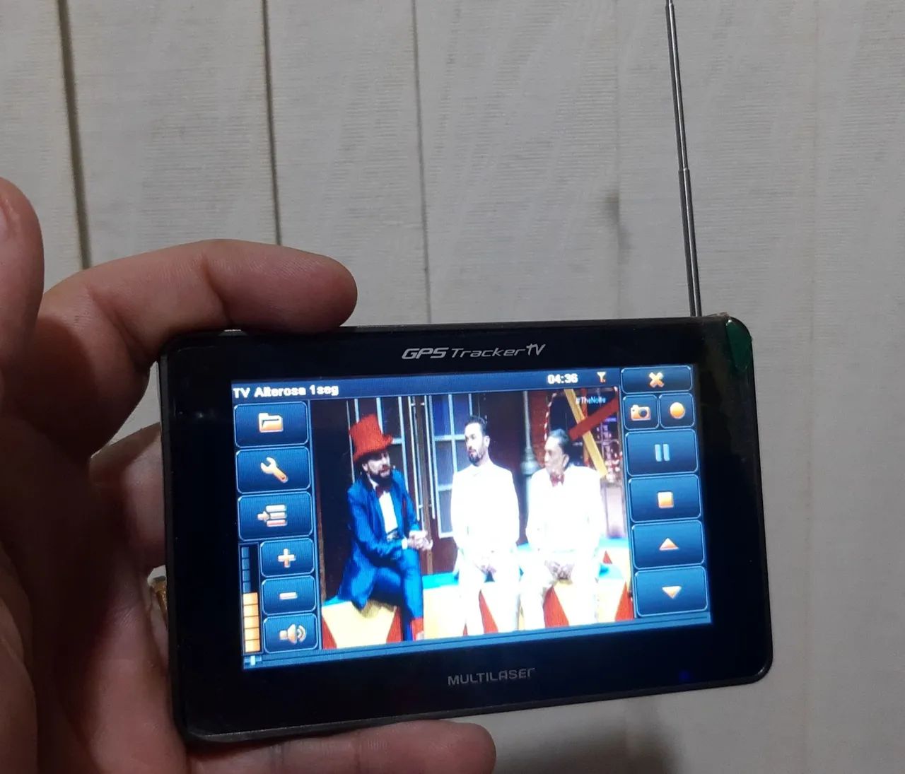 Mini TV televisão gps+ musica e vídeo reliquia funcionando na caixa  - Foto 4