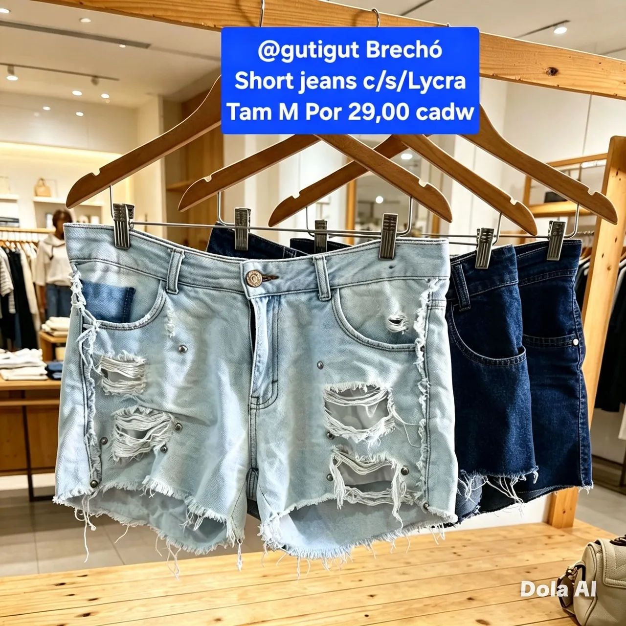 Short jeans 03 por so - Foto 4