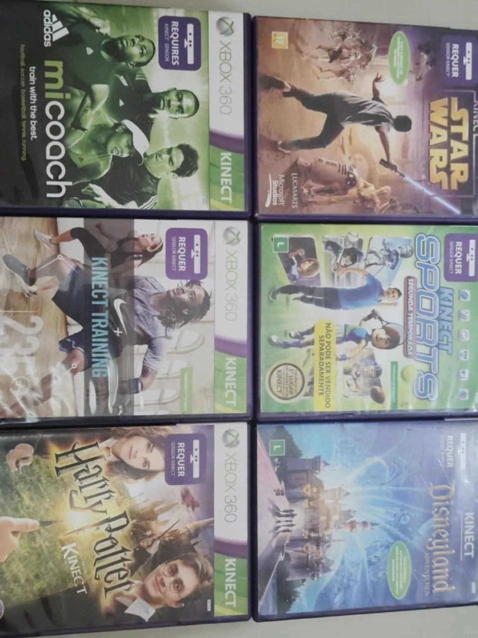 Kinect X Box 360 + 6 jogos de kinect - * zap - Foto 2
