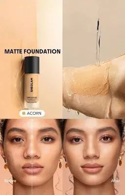 Base NOVA Sheglam matte,cor ACORN  - Foto 2