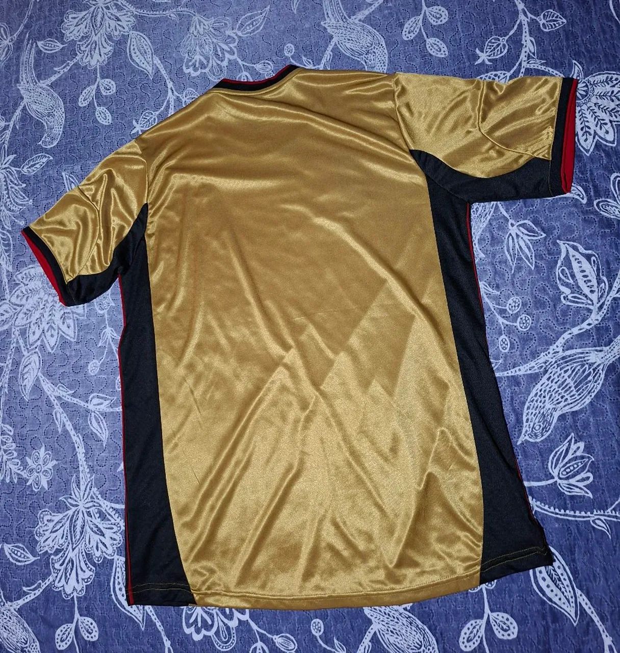 Camisa Milan Adidas 2013/14 Dourada - Foto 4