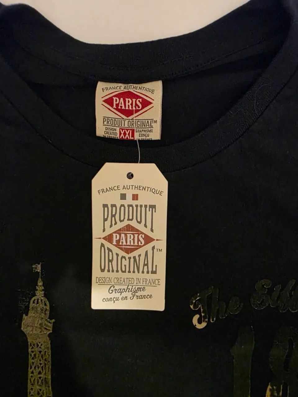 Camiseta de Paris Masculina XXL - Foto 3