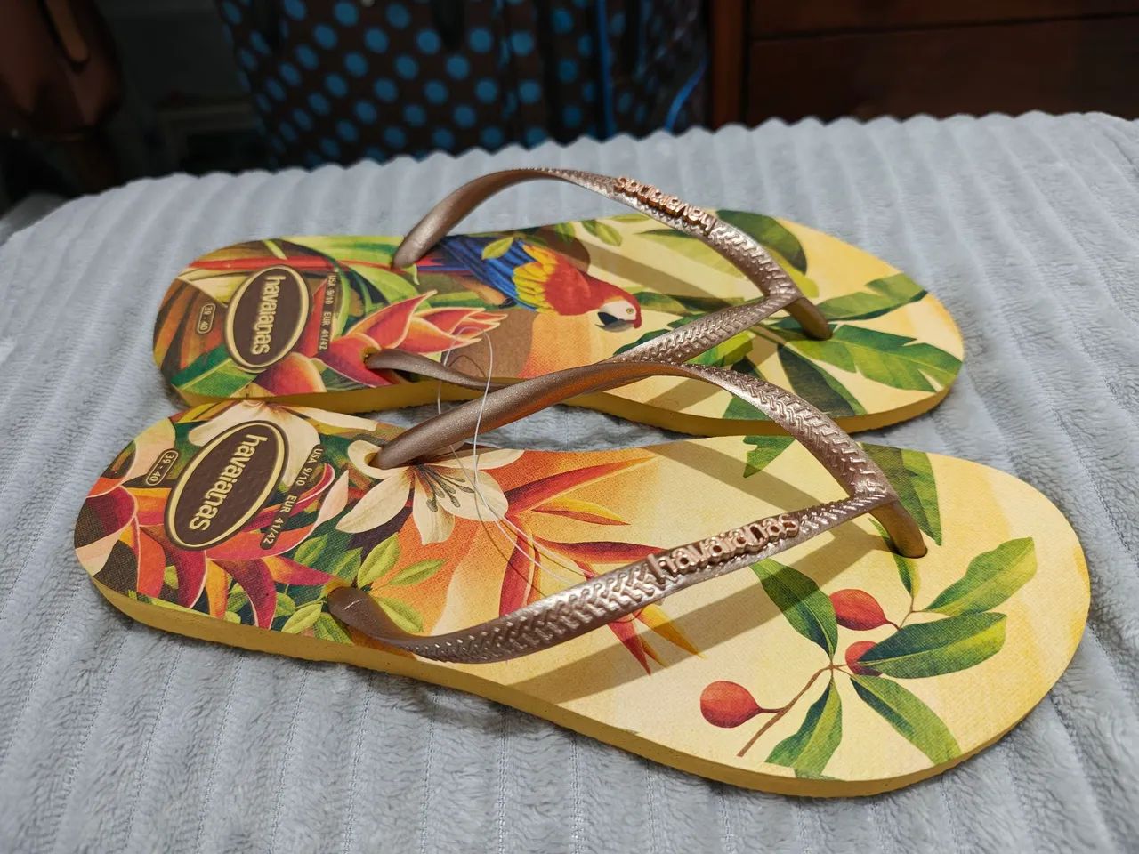 Chinelo havaianas slim tropical original  - Foto 4