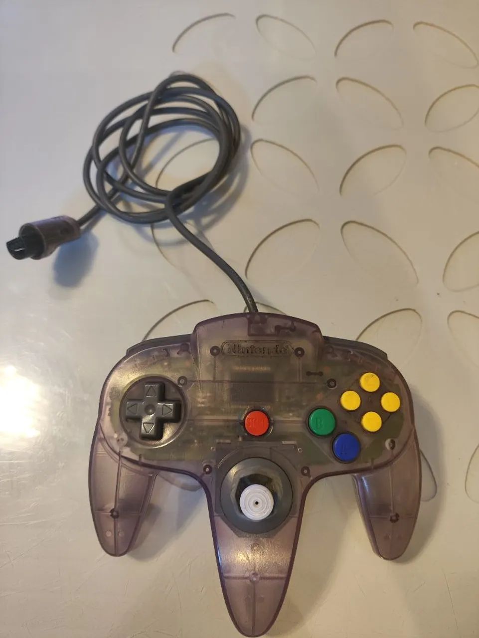 Controle Nintendo 64 atômic purple 