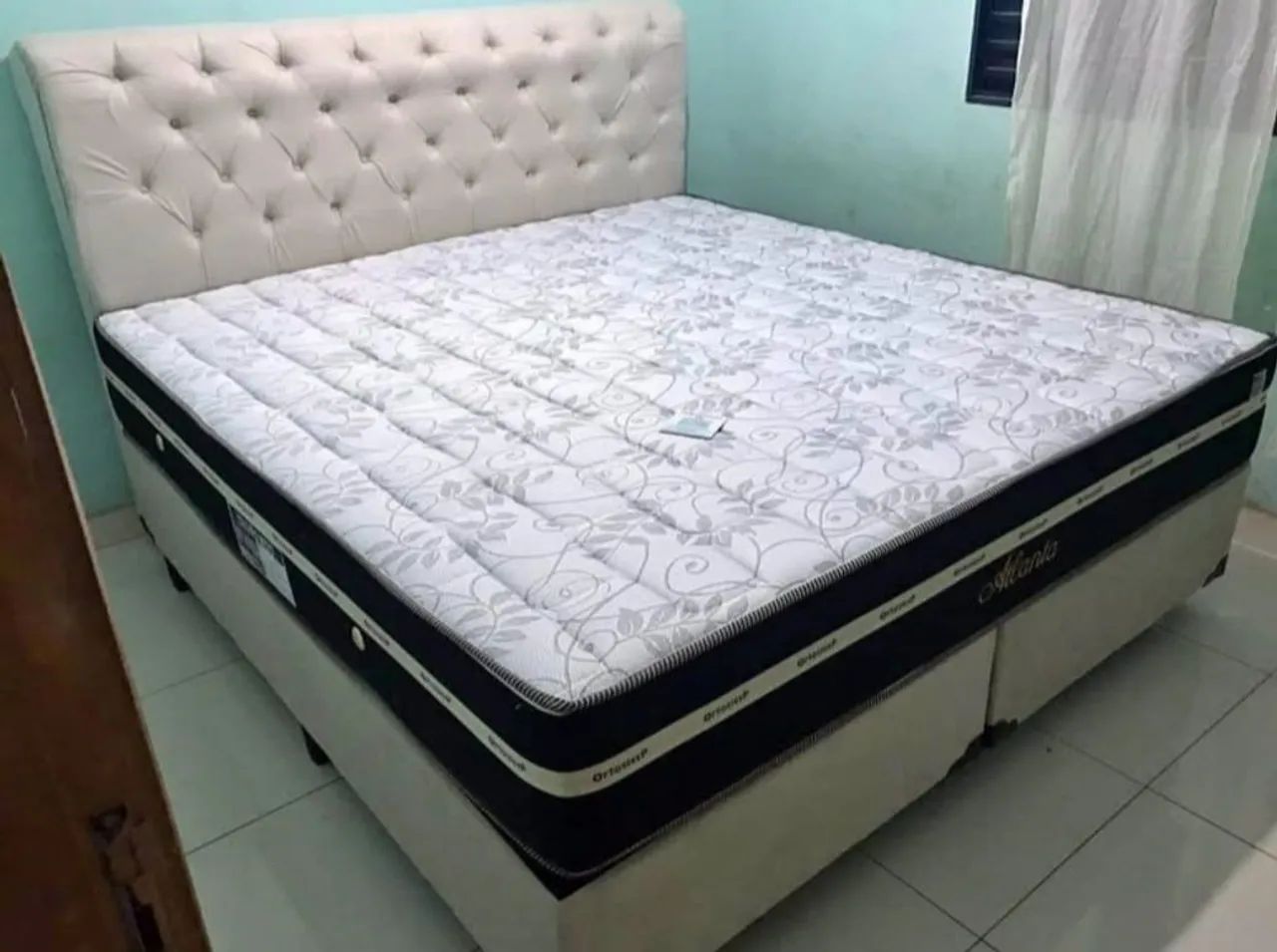 Cama super king conjunto completo 