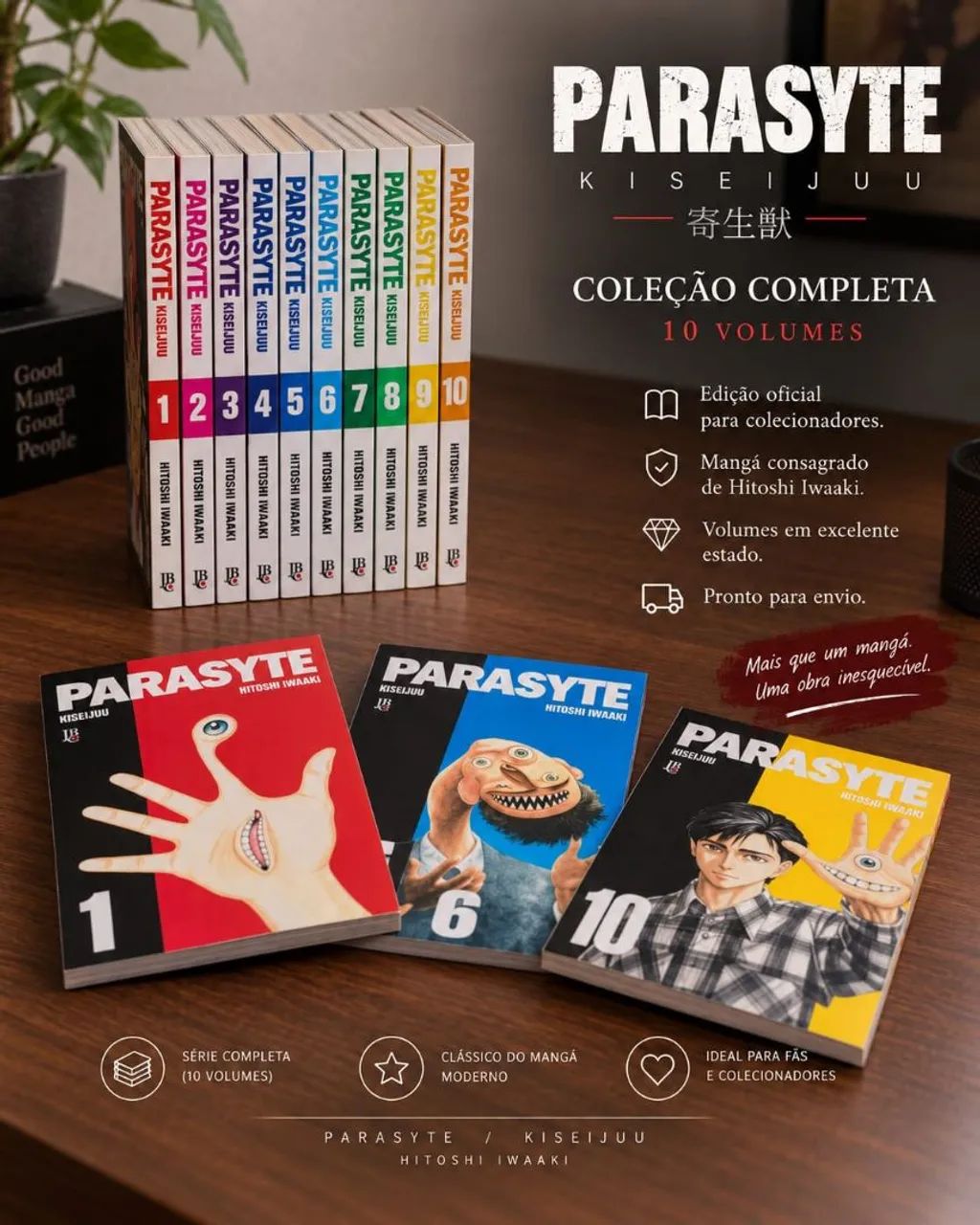 Parasyte coleção de mangás completa 