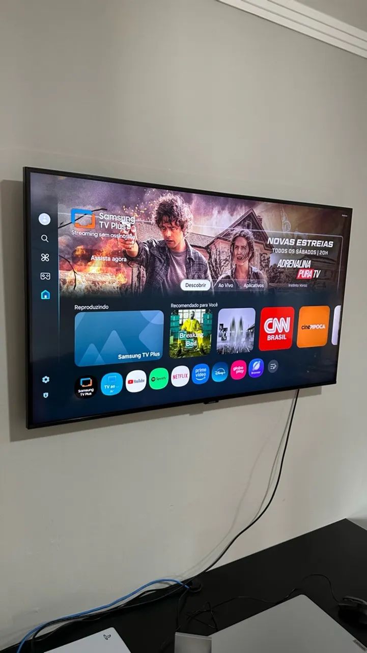 Smart TV 43" Samsung Crystal UHD 4K- Impecável - Foto 3