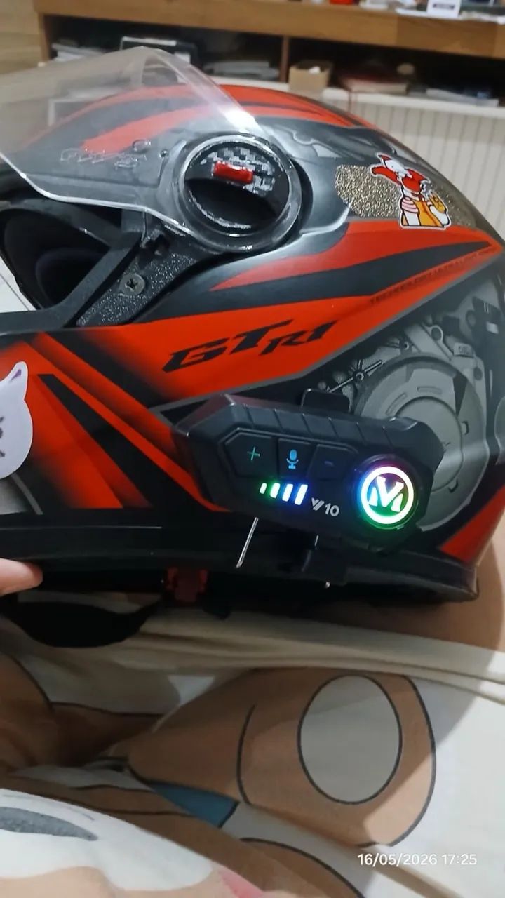 Fone para capacete novos na caixa 