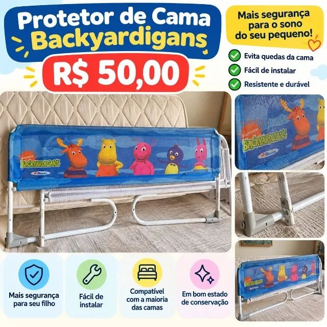 Protetor de cama Backyardigans