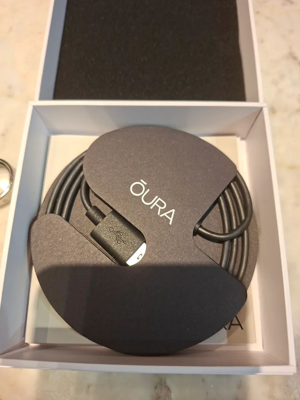 Oura Ring Horizon Gen3 - Silver, NR 9 - Foto 4