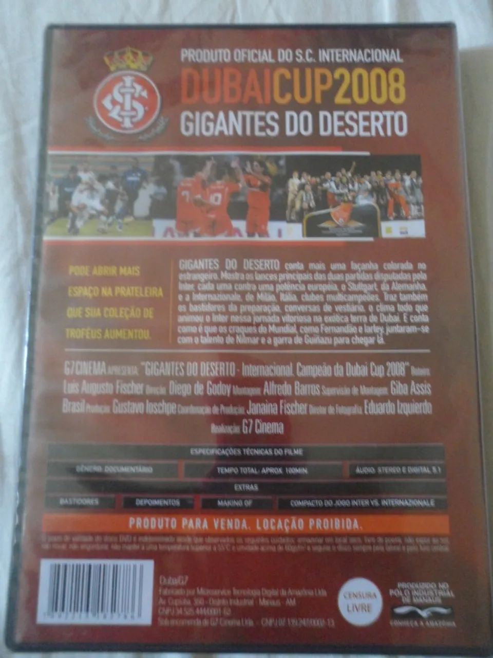 DVD Gigantes do Deserto Internacional Campeão da Dubai Cup novo lacrado - Foto 2