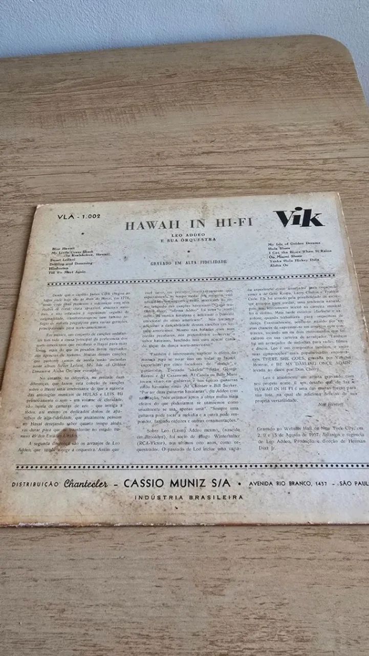 Vinil músicas Havaianas - Foto 2