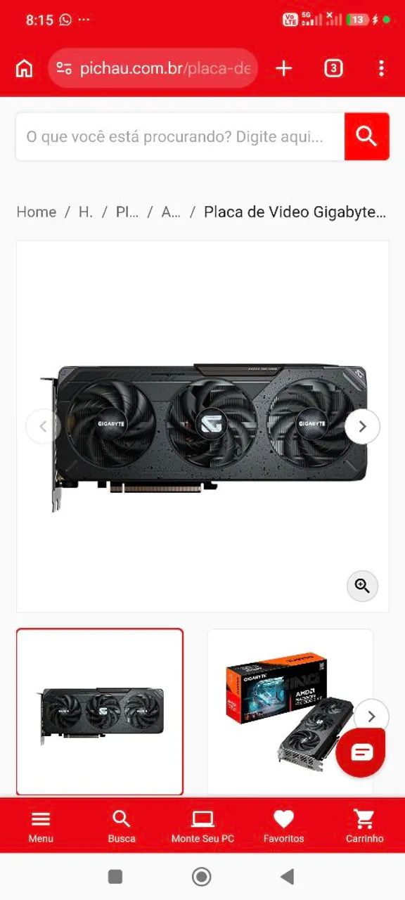VENDO PLACA DE VÍDEO RX 9060 XT 16 GB  - Foto 3