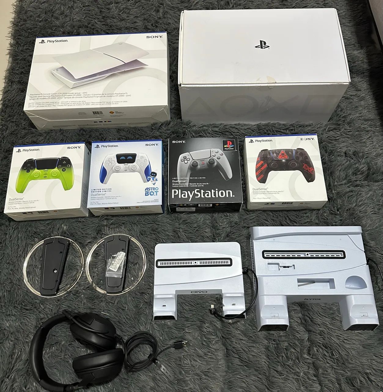 Diversos acessórios de ps5 (consultar valor)