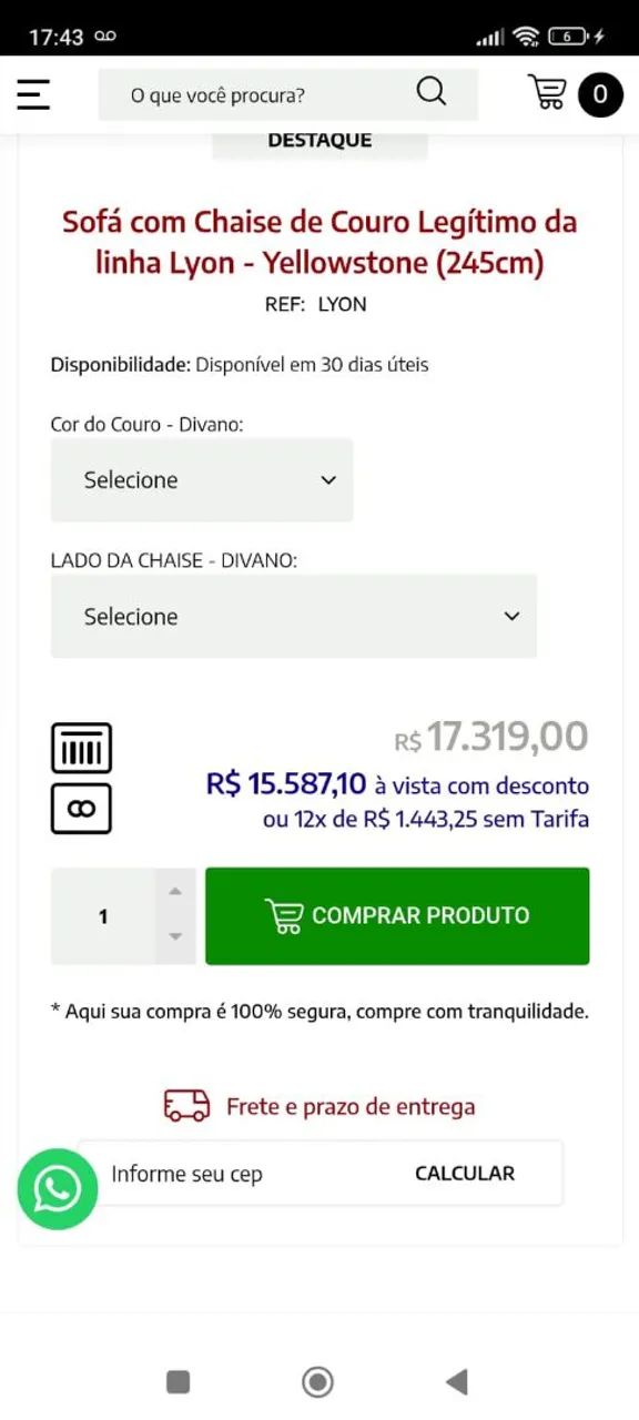 Sofá de couro  - Foto 4
