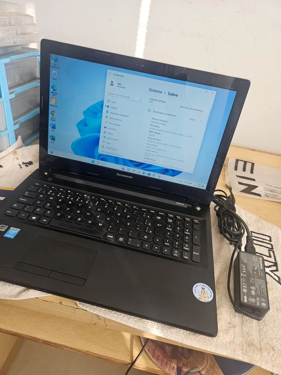 Notebook Lenovo G50-80  - Foto 3
