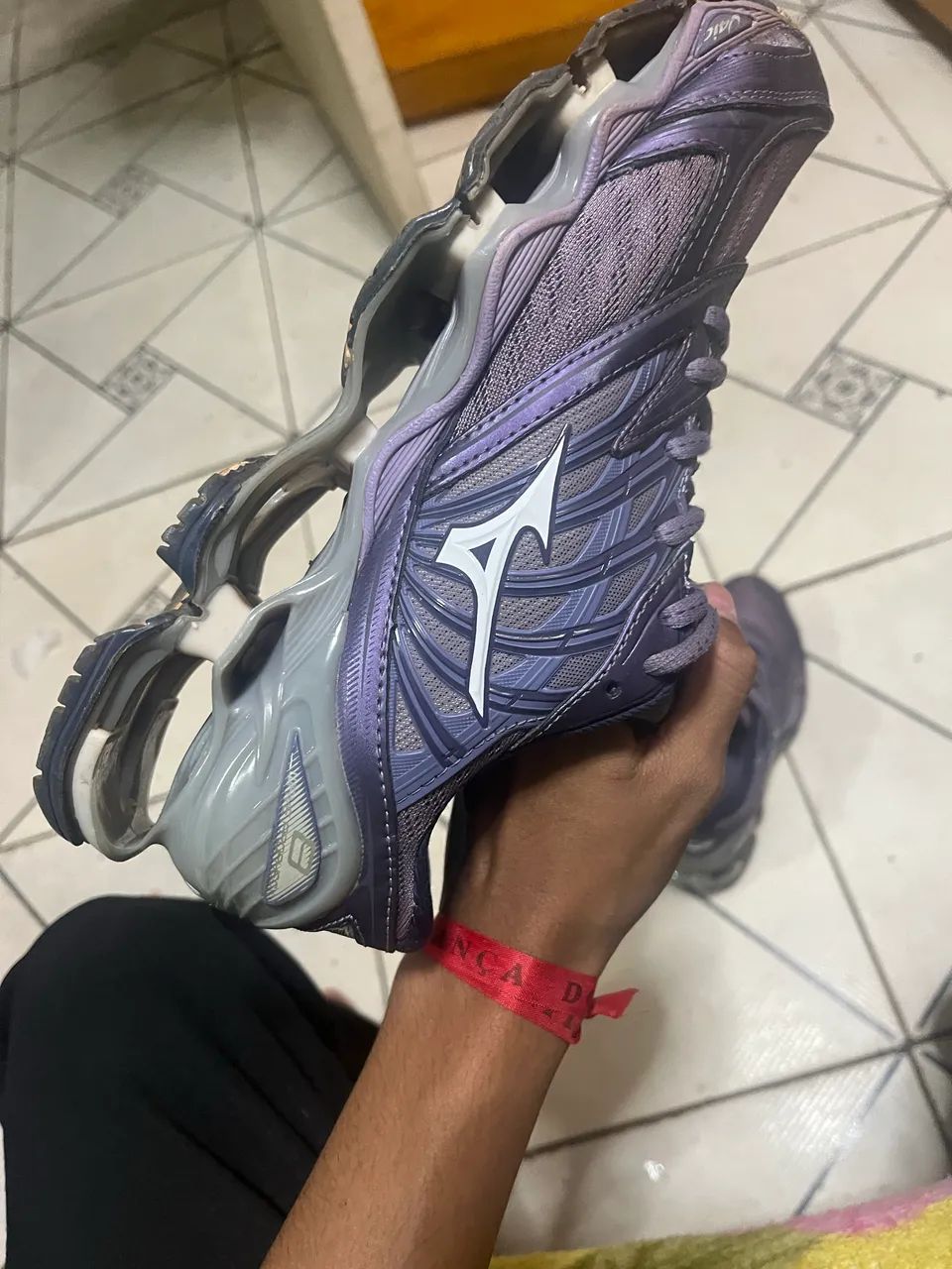 Mizuno pro 8 roxo  - Foto 5
