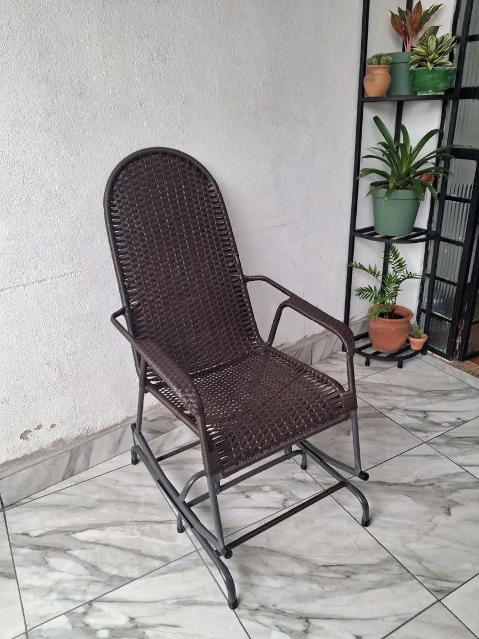 Cadeira de balanço com molas 