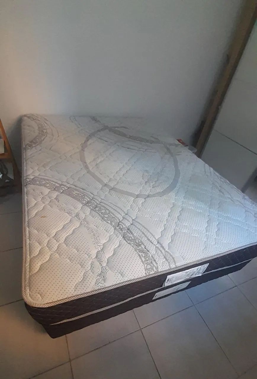 Cama de casal box + colchão - ótimo preço!!!! - Foto 2