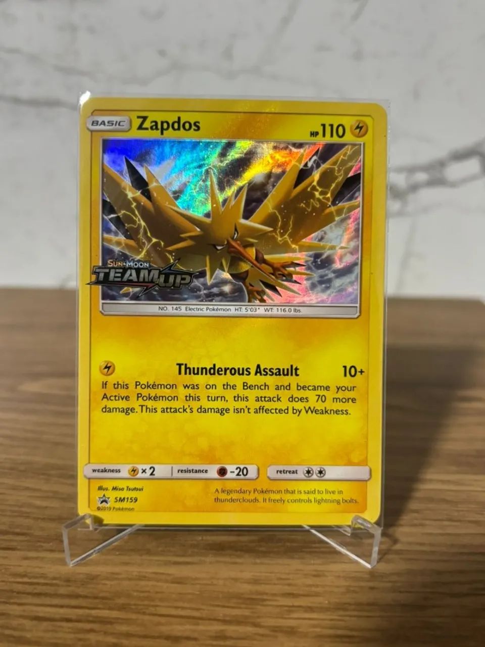 Zapdos (SM159/250) Pre Release - Pokemon TCG - Hobbies e coleções