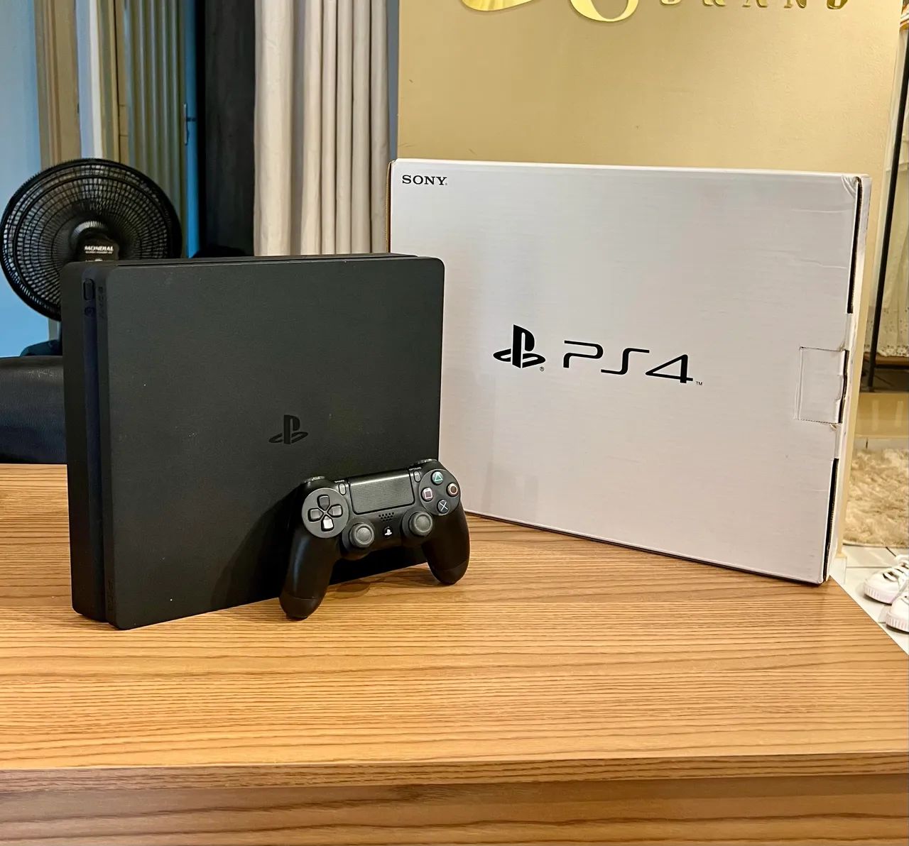 PlayStation 4 Slim 1TB com 1 Controle Original Impecável 