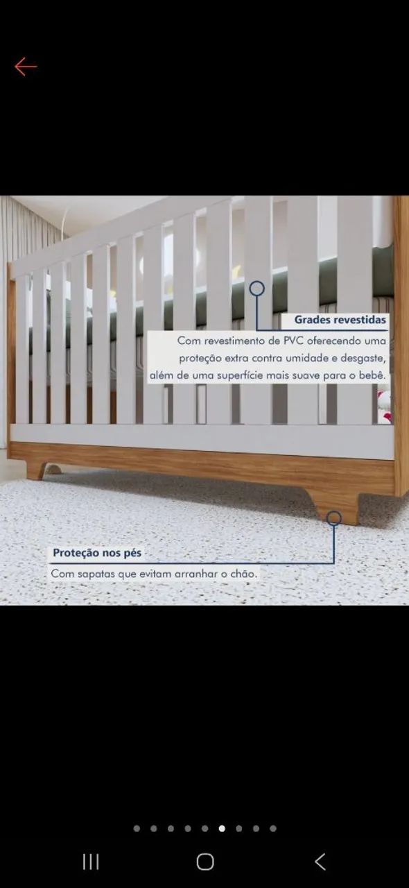Berço evolutivo/mini cama(na caixa, novo, nunca aberto)  - Foto 3