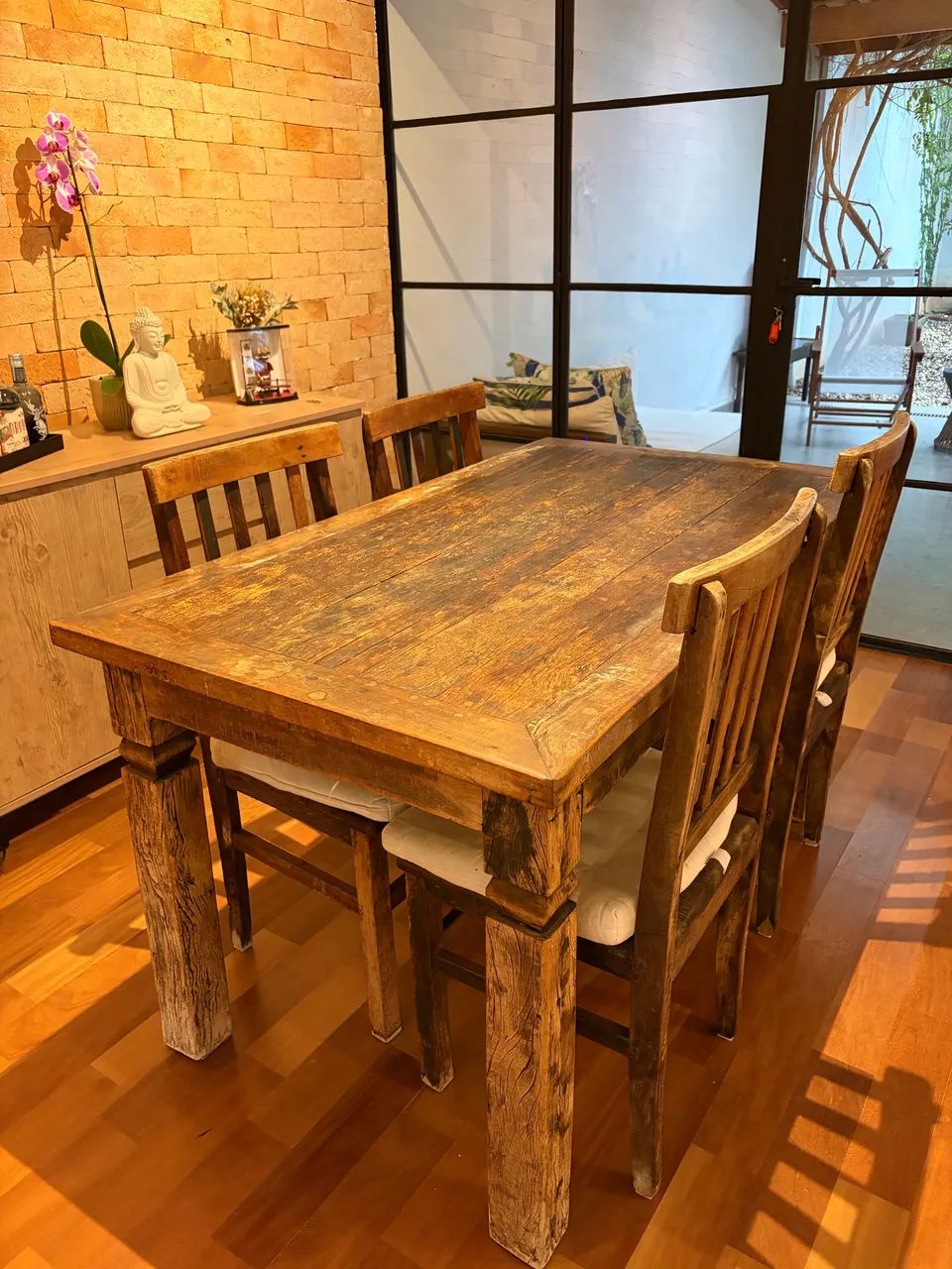 Mesa madeira demolição 