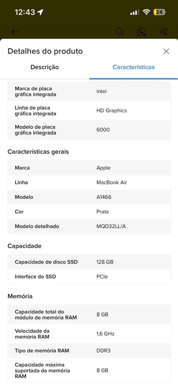 Vendo MacBook Air A1466 - Foto 2