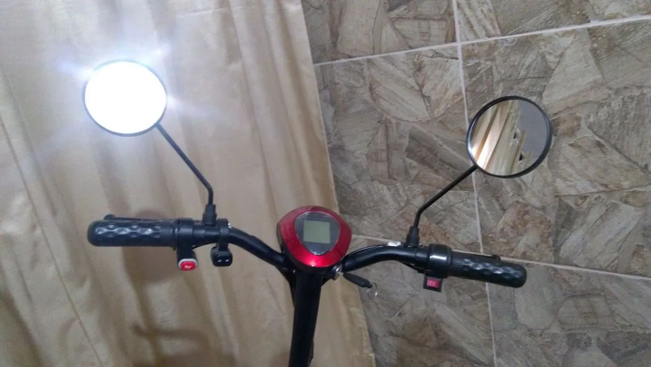 Bicicleta Elétrica Smartway 350w Sem Cnh Recarregável Bivolt Vermelho -Preto. - Foto 2