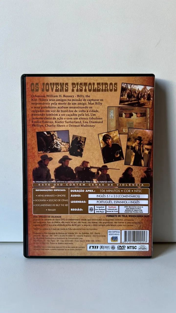 DVD - Os Jovens Pistoleiros: Edição Especial - Foto 3