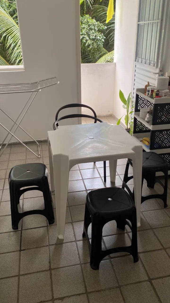 3 Bancos plástico preto TRAMONTINA (aquis. 2023) - Foto 2