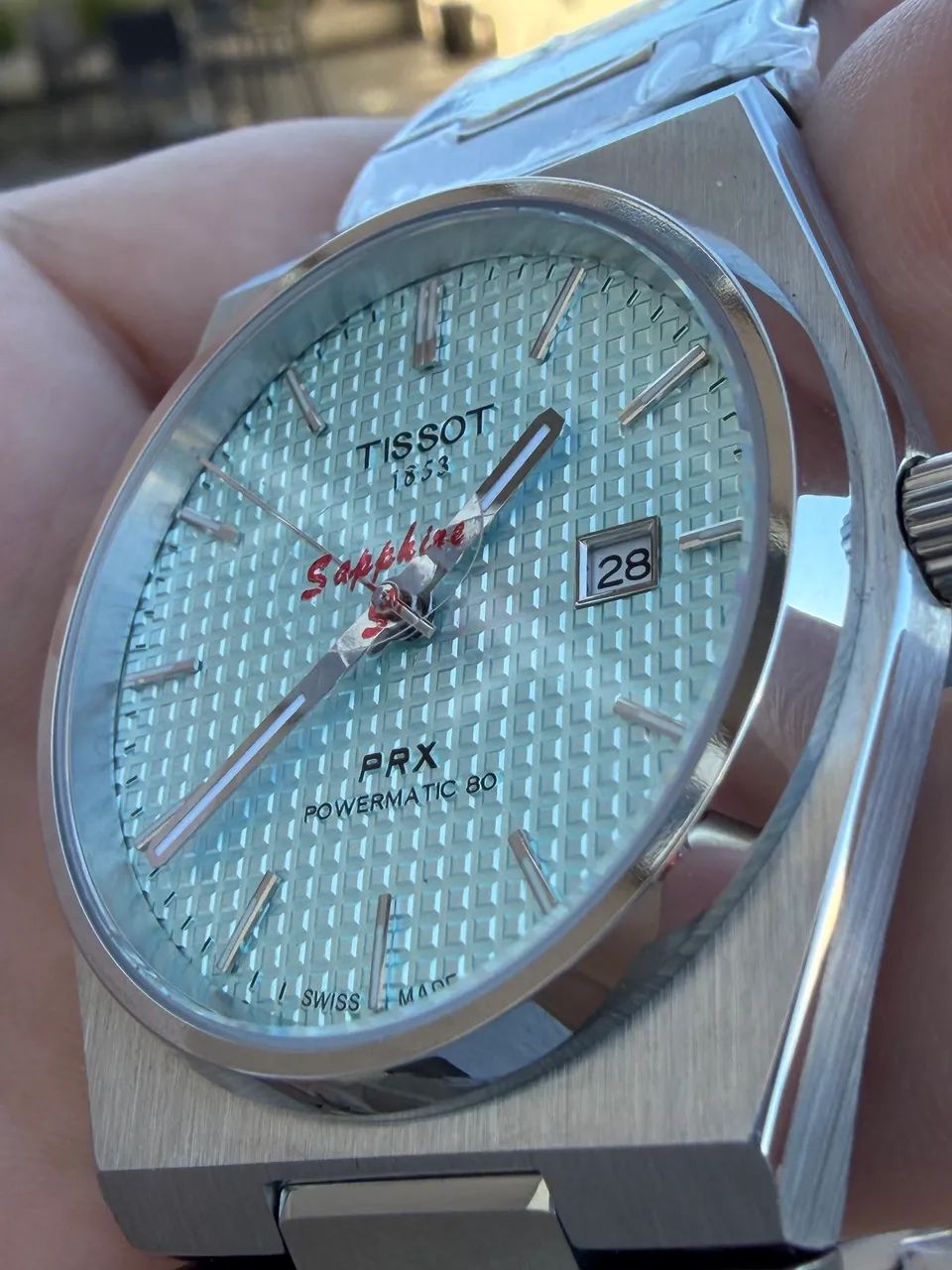 Relógio Tissot PRX Azul Tiffany Linha Premium AAA+  - Foto 2