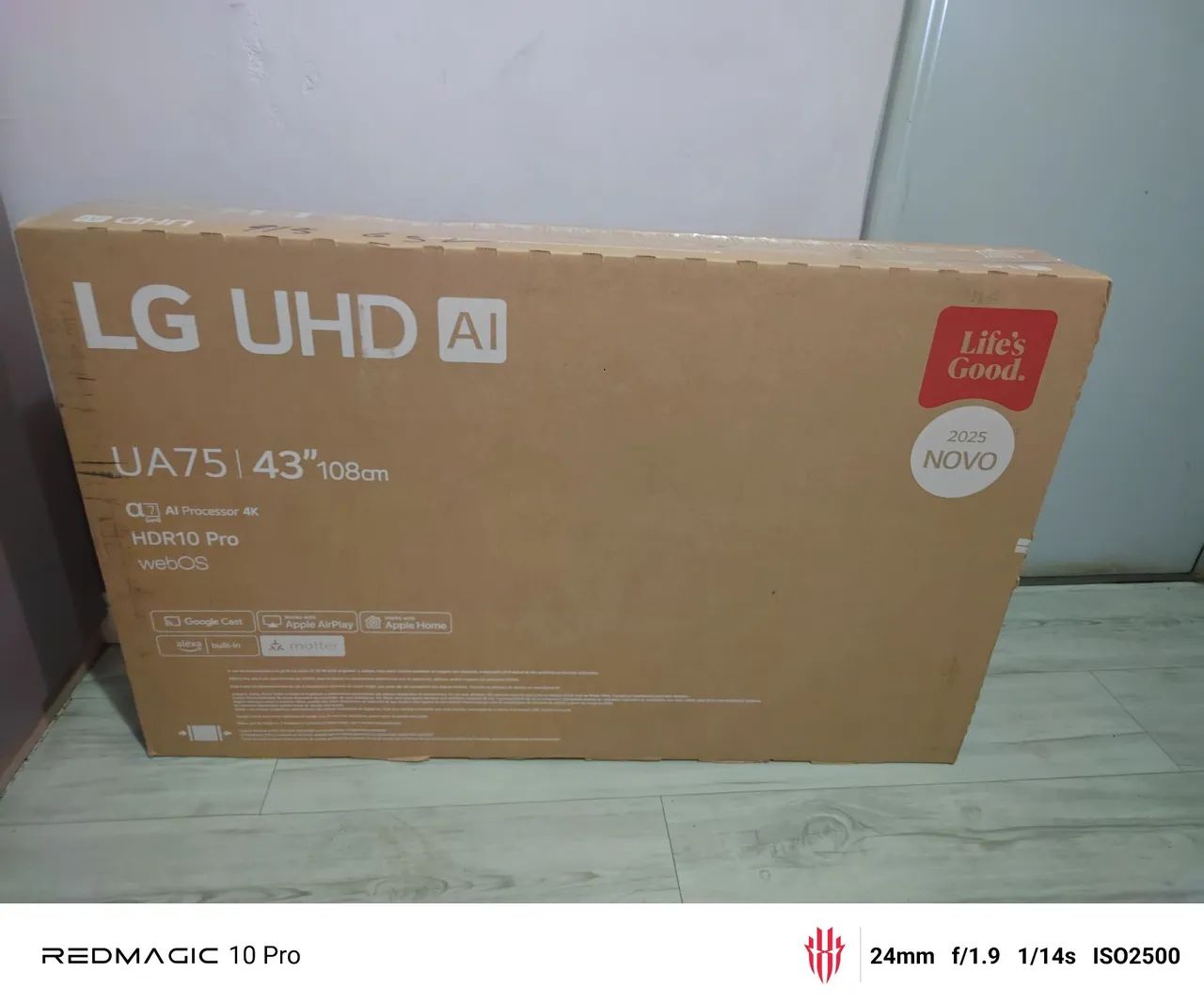 TV LG UA75 43 Polegadas NOVO LACRADO NA CAIXA