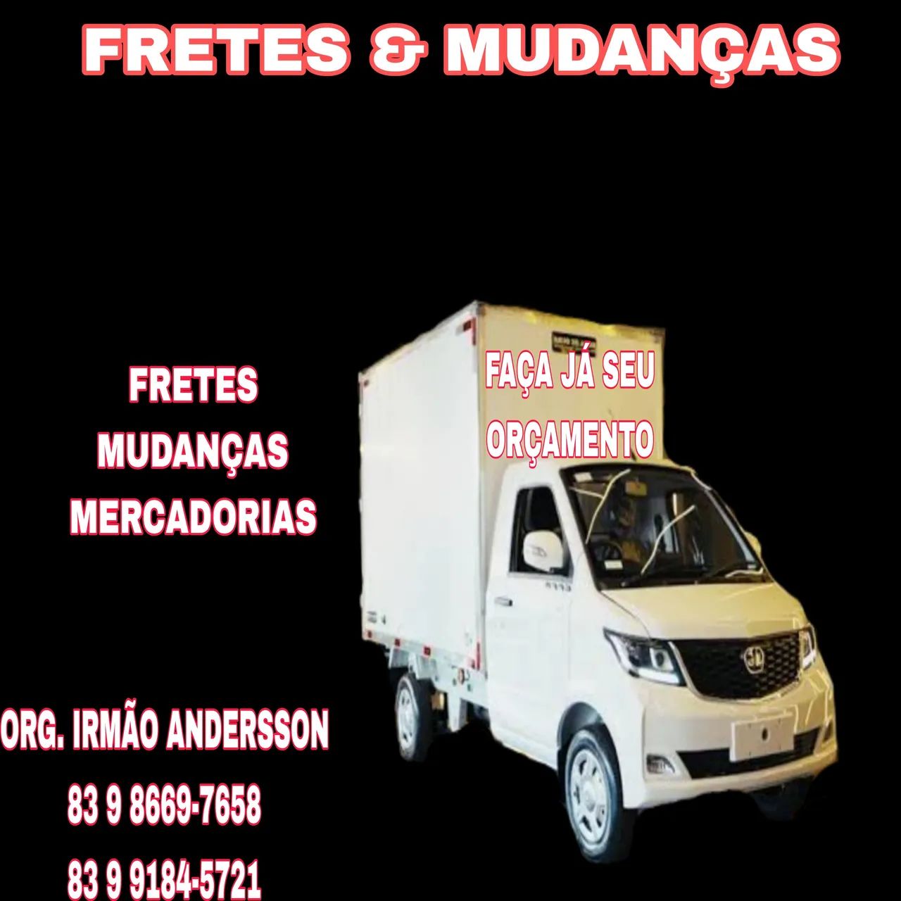 Faço fretes e mudanças 
