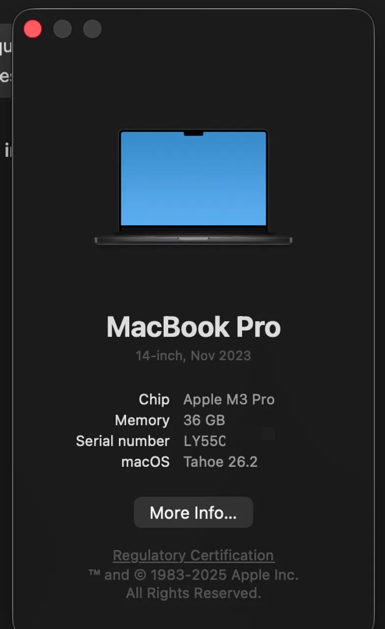 MacBook Pro 14'' M3 Pro - 36GB RAM - 512GB SSD - Foto 5