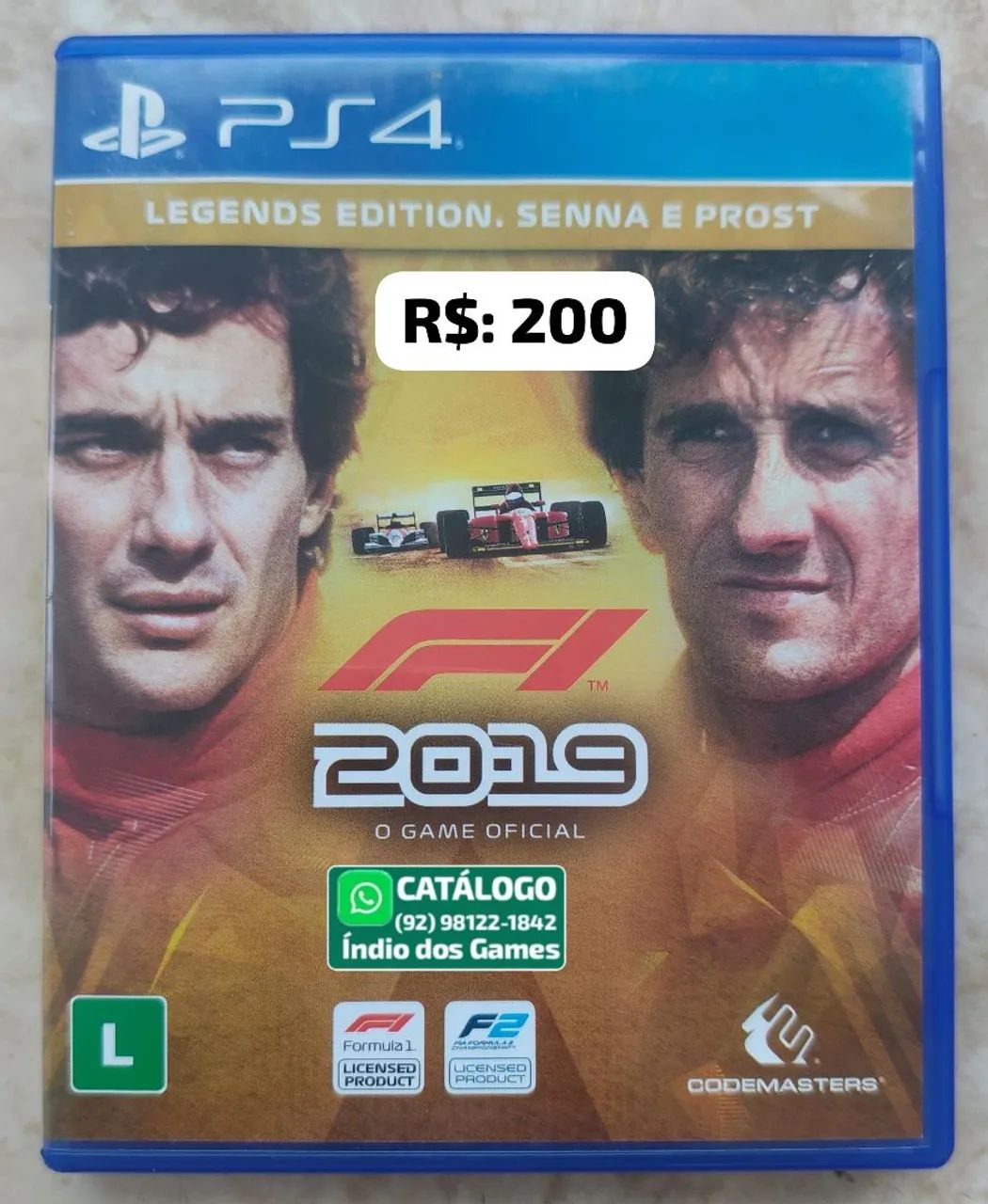 F1 2019 Legends Editon = R$: 200