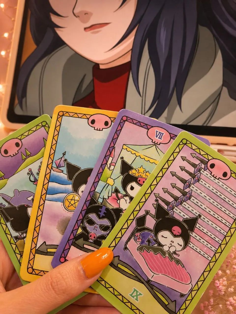 Tarot kuromi 78 cartas - Foto 3